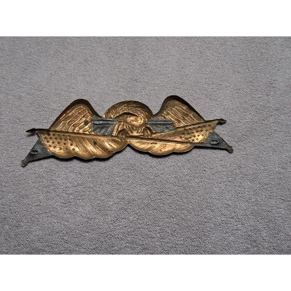 Civil War Era Union Hat Badge Eagle & Flags